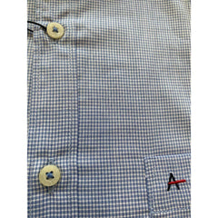 CAMISA MASCULINA REGULAR TRICOLINE MICRO XADREZ AZUL ARAMIS ORIGINAL MC.06.0455148