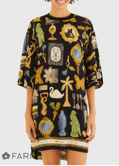 VESTIDO FEMININO T-SHIRT BIBELO FARM ORIGINAL 356046