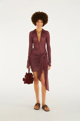 VESTIDO FEMININO TULE POLO AMARRACAO FARM ORIGINAL 358075