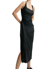 VESTIDO FEMININO MIDI PREGAS SHOULDER ORIGINAL 012511039002