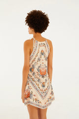 VESTIDO FEMININO CURTO FLOR DO DESERTO FARM ORIGINAL 366711
