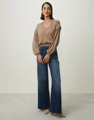 BLUSA FEMININA TRICOT DETALHE MANGA SHOULDER ORIGINAL 241436900
