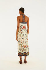 VESTIDO FEMININO MIDI SONHO DE MORANGO FARM ORIGINAL 361682
