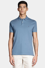 POLO MASCULINA BÁSICA PIQUET AZUL ALUMINIO ARAMIS ORIGINAL  PO.10.0280644