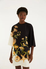 VESTIDO FEMININO TSHIRT BIG CONCHA SURREAL FARM ORIGINAL  357257
