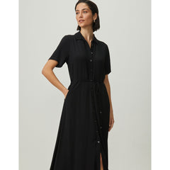 CHEMISE FEMININO MIDI COM AMARRACAO SHOULDER ORIGINAL 241102900