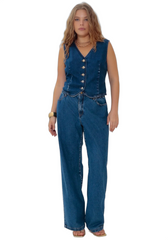 CALÇA FEMININA WIDE LEG JEANS GATABAKANA ORIGINAL  38945000153