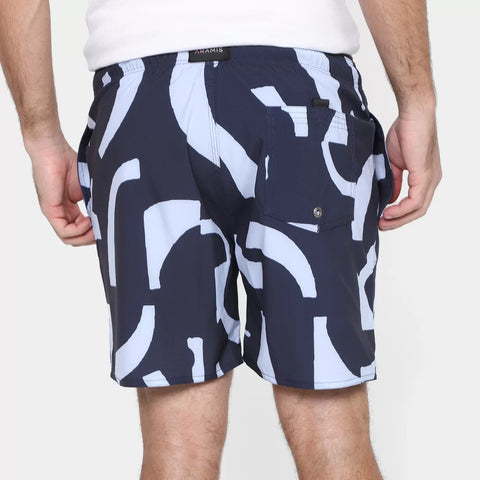 Short Aramis Estampado Orla Azul Medio 110 SH.04.0020476