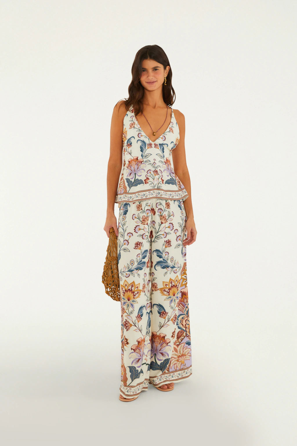 BLUSA FEMININA BOHO MARAVILHA FARM ORIGINAL 373051