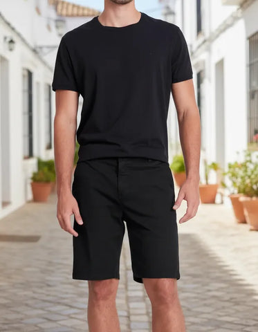 BERMUDA MASCULINA ESPORTE FINO/SOCIAL ESSENCIAL PRETO ARAMIS ORIGINAL BE.13.0073007