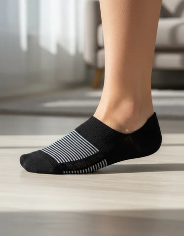 PACK COM 2 MEIAS SAPATILHA PRETA LEVI'S ORIGINAL LBA010008