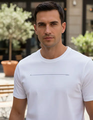 CAMISETA MASCULINA ESTAMPA ICON BRANCO ARAMIS ORIGINAL CS.11.0103001