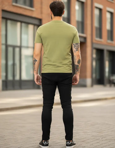 CAMISETA MASCULINA SLIM TAB VERDE LEVI´S® ORIGNAL LB0020212