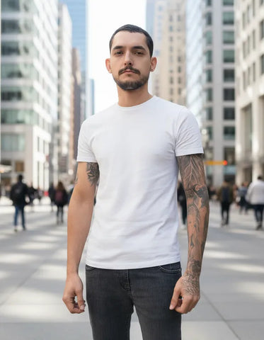 CAMISETA MASCULINA BASICA BRANCA ETIQUETA NA MANGA LEVI'S ORIGINAL LB0020141