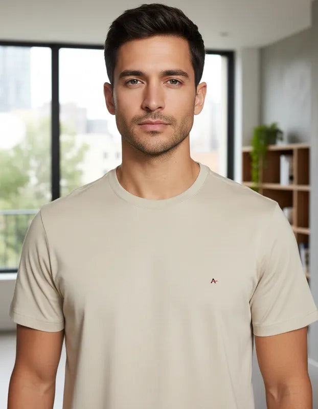 CAMISETA MASCULINA BASICA AMENDOA ARAMIS ORIGINAL CS.12.0537626