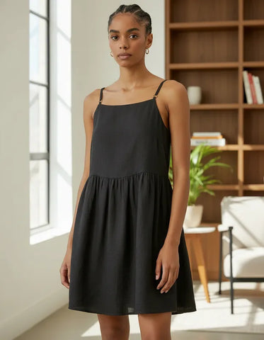 VESTIDO SHOULDER CURTO RECORTES MARIA ORIGINAL 012421079016