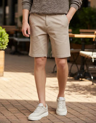 BERMUDA MASCULINA ESPORTE FINO/SOCIAL ESSENCIAL CAQUI ARAMIS ORIGINAL BE.13.0073021