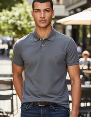 POLO MASCULINA BASICA PIQUET CINZA GRAFITE ARAMIS ORIGINAL PO.10.0280634