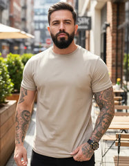 CAMISETA ARAMIS JERSEY ALGODAO PIMA SURTON AMENDOA ORIGINAL CS.13.0015626