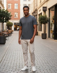 CAMISETA MASCULINA ARAMIS BASICA GRAFITE ESCURA ORIGINAL CS.12.0539097