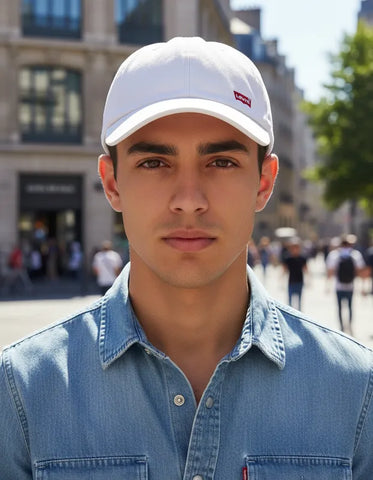 BONÉ BRANCO MINI LOGO BATWING LATERAL ORIGINAL REF:LBA001021