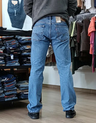 CALÇA MASCULINA 505 REGULAR STRAIGHT CLARA LEVIS ORIGINAL 005054891