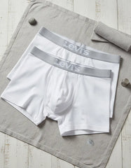 PACK COM 2 CUECAS MASCULINA BOXER BRANCA LEVI'S ORIGINAL 283590004