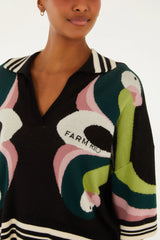 CAMISA TRICOT ARARA DE FLOR FARM ORIGINAL 367977