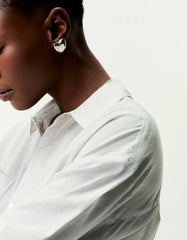 CAMISA FEMININA VOIL LISTRAS GELO SHOULDER ORIGINAL 012510321002