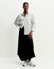 CAMISA FEMININA VOIL LISTRAS GELO SHOULDER ORIGINAL 012510321002