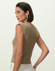 REGATA FEMININA TRICOT BEGE SHOULDER ORIGINAL 011134329009