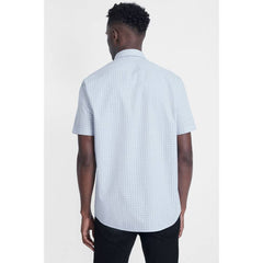 CAMISA MASCULINA REG TRIC MICRO XDZ AZUL CLARO ARAMIS ORIGINAL MC.06.0178003
