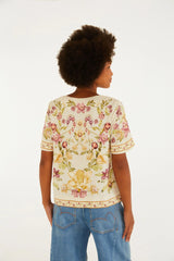 TSHIRT FEMININA FLOR DE ROMA FARM ORIGINAL 361055