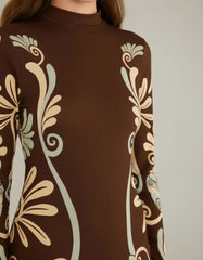 VESTIDO FEMININO MIDI COLETANEA TROPICAL FARM ORIGINAL  361710