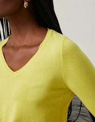 BLUSA FEMININA TRICOT BASICO DECOTE V SHOULDER ORIGINAL  241433006
