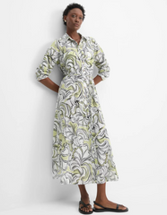 CHEMISE FEMININO FOLHAGEM TROPICAL SHOULDER OORIGINAL 012521071013