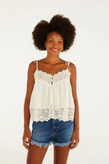SHORT FEMININO JEANS CURVA FARM ORIGINAL  363316