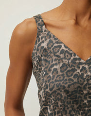 REGATA FEMININA MALHA ONCA ESCURA SHOULDER ORIGINAL 241316100