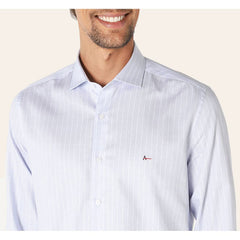 CAMISA MASCULINA MW LISTRADO AZUL CELESTEN  ARAMIS ORIGINAL ML.15.0829009