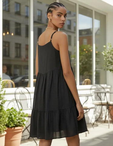 VESTIDO SHOULDER CURTO RECORTES MARIA ORIGINAL 012421079016