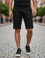 BERMUDA MASCULINA ESPORTE FINO/SOCIAL ESSENCIAL PRETO ARAMIS ORIGINAL BE.13.0073007
