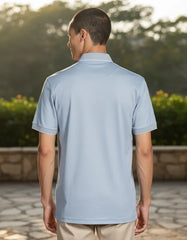 POLO MASCULINA PIMA TECH AZUL CIANO ARAMIS ORIGINAL PO.11.0014640