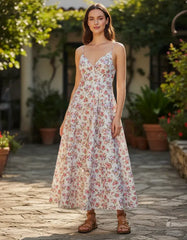 VESTIDO FARM BUQUE ROMANTICO ORIGINAL 352259