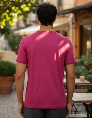 CAMISETA MASCULINA BASICA ROSA ORQUIDEA ARAMIS ORIGINAL CS.12.0045568