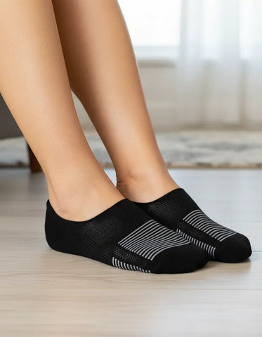 PACK COM 2 MEIAS SAPATILHA PRETA LEVI'S ORIGINAL LBA010008