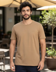 CAMISETA MASCULINA ARAMIS BASICA CARAMELO ORIGINAL CS.12.0537646