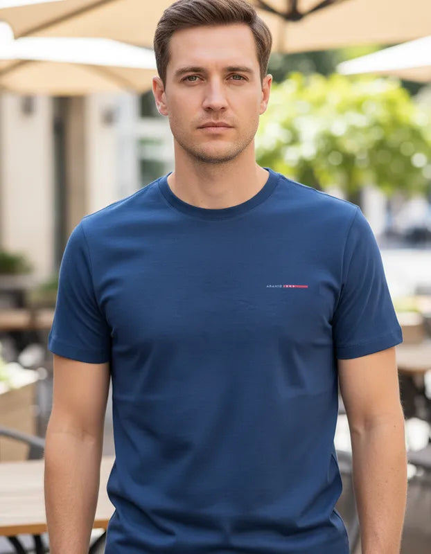 CAMISETA MASCUILA ESTAMPA ARAMIS NAVY AZUL ORIGINAL CS.12.0630023