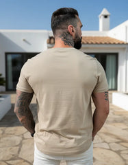 CAMISETA ARAMIS JERSEY ALGODAO PIMA SURTON AMENDOA ORIGINAL CS.13.0015626