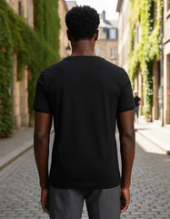 CAMISETA MASCULINA JERSEY ALGODAO PIMA SURTON PRETO ARAMIS ORIGINAL CS.13.0015 CS.01.2109007