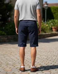 BERMUDA MASCULINA ESPORTE FINO/SOCIAL MARINHO ARAMIS ORIGINAL BE.13.007201038